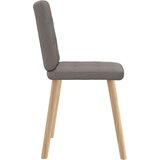  Jedilni stoli 4 kosi taupe blago, (21822604) | Shoptok.si