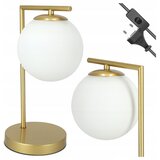  Stona lampa 1xE27/40W/230V zlatna/bela | Eponuda.com