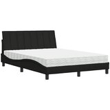 Krevet s madracem Hanko crni 120 x 200 cm od tkanine | Eponuda.ba