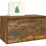  Klop za hodnik 80x40x45 cm dimljeni hrast konstruiran les | Shoptok.si