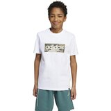 Adidas Majica zd dečake B Camo Lin JX6871, Okrugli izrez, Bela Cene