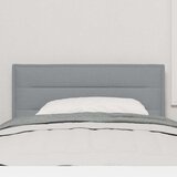vidaXL vzglavje Svetlo sivo Blago 80 x 7 x 78 cm Sodobno vzglavje | Shoptok.si