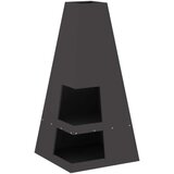 vidaXL Crna Hladno valjani čelik 50 x 50 x 100 cm Izdržljivo | shoptok.hr