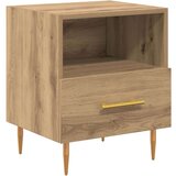  Nočna omarica 2 pcs Rjava 40 x 35 x 47.5 cm Konstruiran les | Shoptok.si