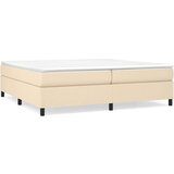  S oprugama i madracem krem 200 x 200 cm od tkanine | shoptok.hr