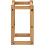 vidaXL Stojalo za vino za 12 steklenic 47x21x36 cm trdna hrastovina, (20622435) | Shoptok.si