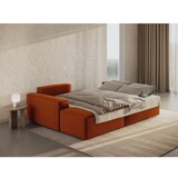 Micadoni Opečnato oranžna raztegljiva kotna sedežna garnitura (levi kot) Jodie – Home | Shoptok.si