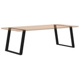 Noge za blagovaonski stol U-oblik 2 kom Crne 90 x (72-73) cm Čelik | shoptok.hr