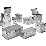 Zarges Aluminijast transportni zaboj, prostornina 116 l, notranje mere DxŠxV 600 x 430 x 450 mm, v robustni izvedbi | Shoptok.si