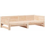  Krevet za povlačenje za dan Smeđa 203,5 x 184 x 56,5 cm | shoptok.hr