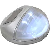 vidaXL Vrtne solarne zidne svjetiljke LED 12 kom okrugle srebrne | shoptok.hr