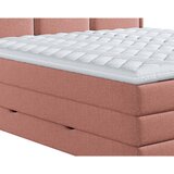 MID.YOU POSTELJA BOXSPRING 180 cm x 200 cm , tekstil starinsko roza | Shoptok.si