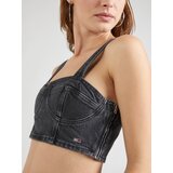 Tommy Jeans Top črn denim | Shoptok.si