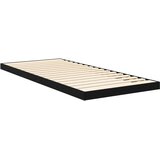  Krevet s daskama Crni hrast 90 x 200 cm Konstruirano drvo | shoptok.hr