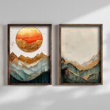 Wallity slika TUN139, 2 dela, 70 x 50 x 3 cm Cene