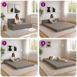 SOFA na razvlačenje Svjetlosiva 152 x 86,5 x 60 cm Tkanina | Eponuda.ba