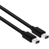 Club3d Mini-DisplayPort Priključni kabel [1x Muški konektor Mini DisplayPort - 1x Muški konektor Mini DisplayPort] 2 m Crna