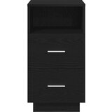 vidaXL Noćni ormarić s 2 ladice crni 36x36x68 cm | shoptok.hr