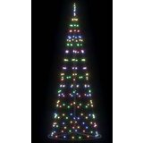 vidaXL LED božično drevesce med 390 LED večbarvno 250 cm elezo | Shoptok.si