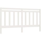  Uzglavlje za krevet bijelo 206 x 4 x 100 cm od masivne borovine | shoptok.hr