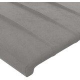  Okvir kreveta bez madraca svjetlosivi 90x200 cm baršunasti | shoptok.hr