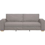 vidaXL sofa stolac svijetlosiva 59 cm tkanina taupe Mješavina poliestera | shoptok.hr