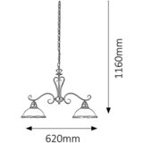  ELISETT 2x60W BRONČANA | shoptok.hr