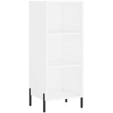  Visoka komoda bijeli 34,5x34x180 cm od konstruiranog drva Slike
