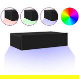 vidaXL TV omarica z LED lučkami črn hrast 60x35x15,5 cm, (5000023355) Cene