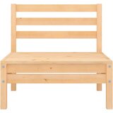 The Living Store Vrtni sredinski kavč trdna borovina - Sredinski Kavč, (21461579) | Shoptok.si