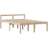 Krevet za starije s uzglavljem 140x190 cm od borovine | shoptok.hr