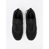 Shelvt Black sports sneakers with a thick white sole | ePonuda.com
