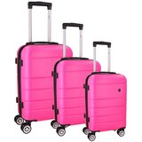 Empire monaco, kofer, set 3 komada, ABS, neon pink Cene