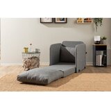 Atelier Del Sofa Fotelja na rasklapanje Saga Single, 68x70x66 cm, Svetlosiva | Eponuda.ba