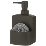 Ladelle Tamno sivi dozator sapuna od polyresina 250 ml Essentials – Cijene
