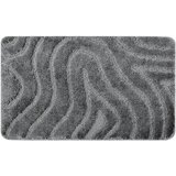 RugsX Kopalniške preproge Kopalniška preproga SUPREME WAVES, valovi, nedrse 50x80 cm Siva | Shoptok.si