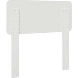  Uzglavlje s uzglavljem Sjajno bijelo 90 cm Konstruirano drvo | shoptok.hr