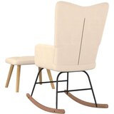  Gugalni stol s stolčkom krem blago, (20939447) | Shoptok.si