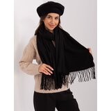Wool Fashion Italia Scarf-AT-SZ-23185.90P-black | Shoptok.si