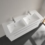 Villeroy Boch 7175D001 Subway 2.0 130 x 47 cm dvojni keramični umivalnik z 2 odprtinama | Shoptok.si