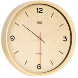 Teesa Zidni analogni sat drveni motiv svetlo braon prečnik 30cm TSA0048 | Eponuda.com
