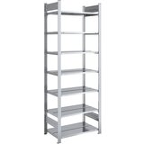 hofe Sestavljiv regal za dokumentacijo, pocinkan, višina regala 2350 mm, dvostransko, osnovni regal, ŠxG 750 x 600 mm | Shoptok.si