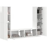  Set TV komoda 6 pcs Visoki sjaj bijela Konstruirano drvo | shoptok.hr