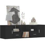 vidaXL Kutni ormarić crni 160 x 40 x 45 cm od konstruiranog drva Cijene