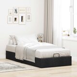 vidaXL Otomanski posteljni okvir brez vzmetnice črn 80x200 cm blago Cene