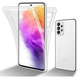 Cadorabo Samsung v prozorni - 360 -° zaščitni pokrov celotnega telesa - zaščita pred sprednjim in hrbtom, vsestransko zaščito z zaščitnikom zaslona, (20603203) | Shoptok.si
