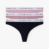 Tommy Hilfiger Spodnje hlače 3 PACK THONG (EXT. SIZES Večbarvna | Shoptok.si
