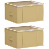  Kutija za pohranu s prozirnim prozorom na vrhu 2 pcs Krem | Eponuda.ba
