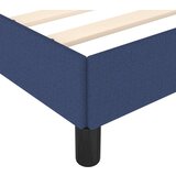  Posteljni okvir moder 160x200 cm blago, (20794743) | Shoptok.si