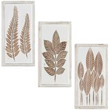 Umjetnički dekor 3 pcs Smeđa i bijela 40 x 40 x 1,5 cm Cijene